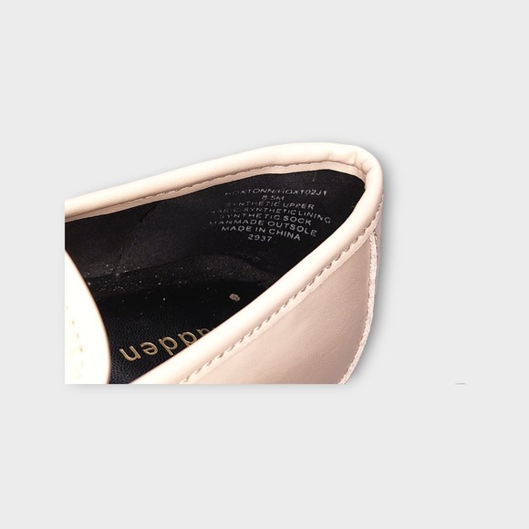 Women's Madden Girl HOXY Y02J1 Hoxtonn Almond Loafers 2.5" Heel Size 8.5 - Picture 11 of 12